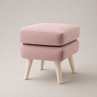 Kids Pouf with Wooden Legs