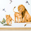 Jungle wall stickers -  Lions safari