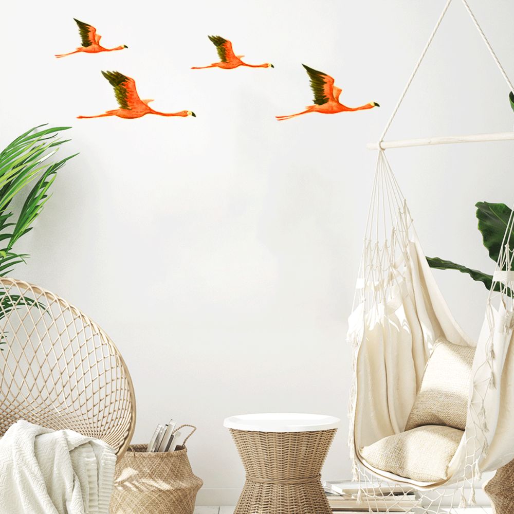 Wall stickers - Flamingos safari