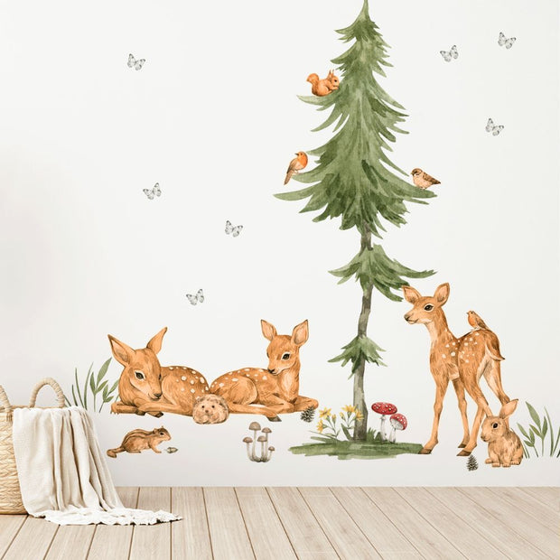 Wall stickers - Trees & forest animals