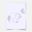 Hand-drawn Squirrel friends