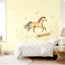 Wall stickers - Running horse in flower meadow