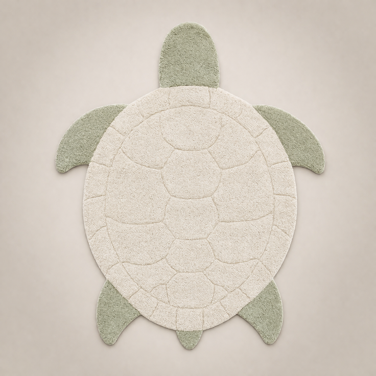 Kids Turtle Cotton Rug