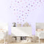 Romantic hearts wall stickers